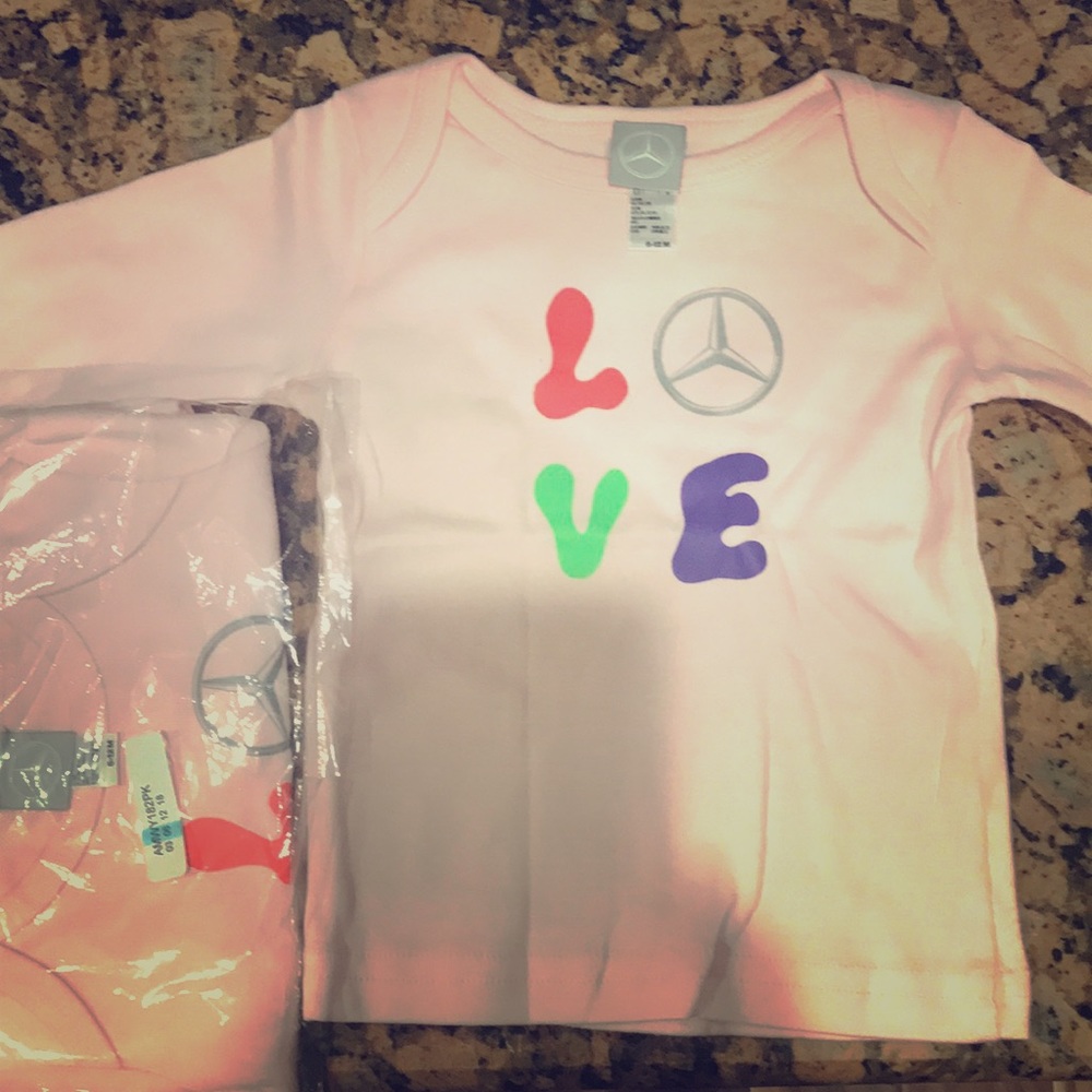 Genuine Mercedes infant long sleeve shirt